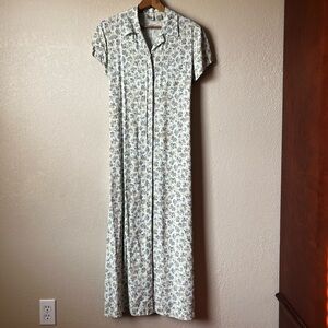 Vintage GAP Floral Button-Down Prairie Dress
